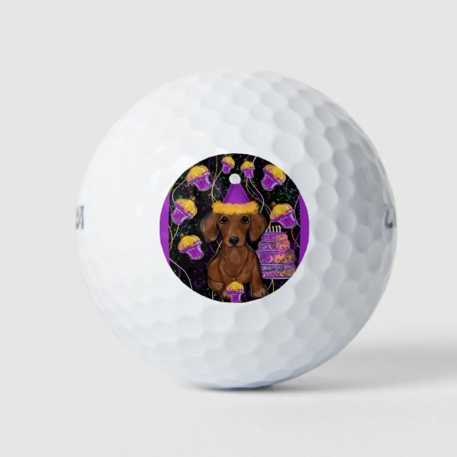 Dackel Golfball (Vorderseite)