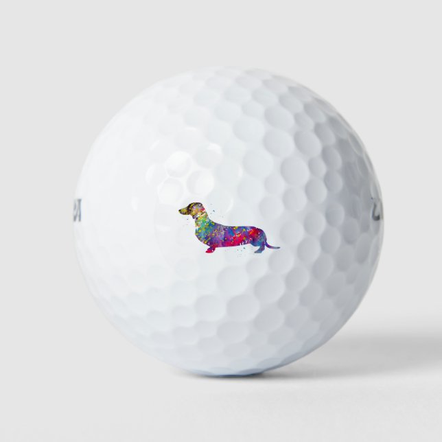 Dackel Golfball (Vorderseite)