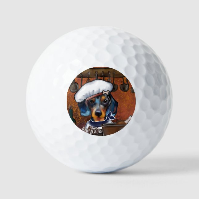 Dackel Golfball (Vorderseite)