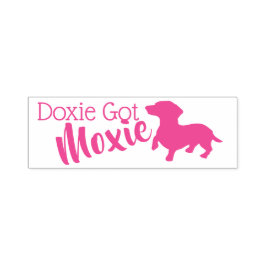 Dackel Got Moxie-Briefmarke Permastempel
