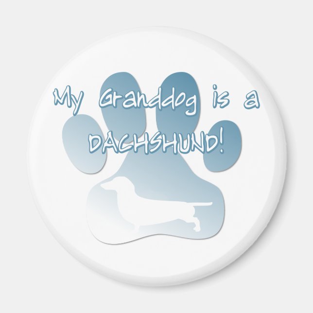 Dackel Granddog Magnet (Vorne)