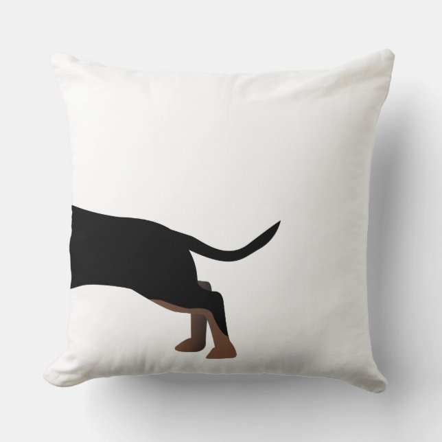 Dackel Grundzucht für individuelle Anforderungen Kissen (Vorderseite)