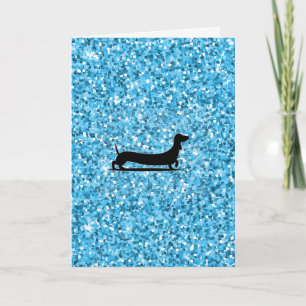 Dackel Grußkarte Denken Sie an Sie Karte