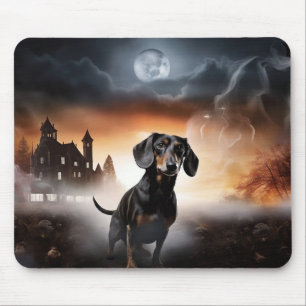 Dackel Halloween Beängstigend Mousepad