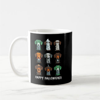 Dackel Halloween Hallowiener Pumpkin Skelett Kaffeetasse
