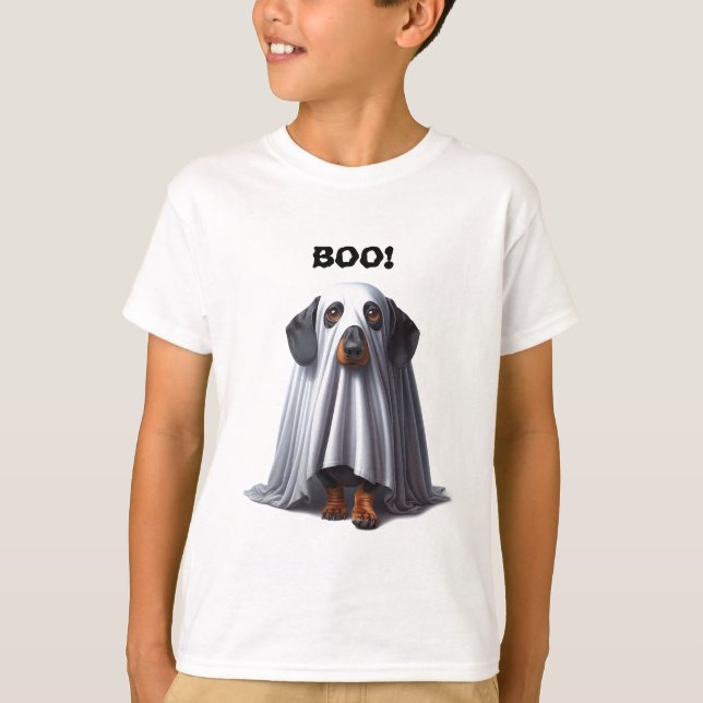 Dackel Halloween Shirt (Vorderseite)