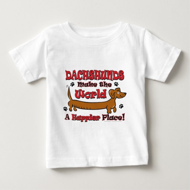 DACKEL-HAPPY BABY T-SHIRT (Vorderseite)