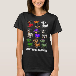 Dackel Happy Halloweiner Fun Halloween Hunde Lov T-Shirt