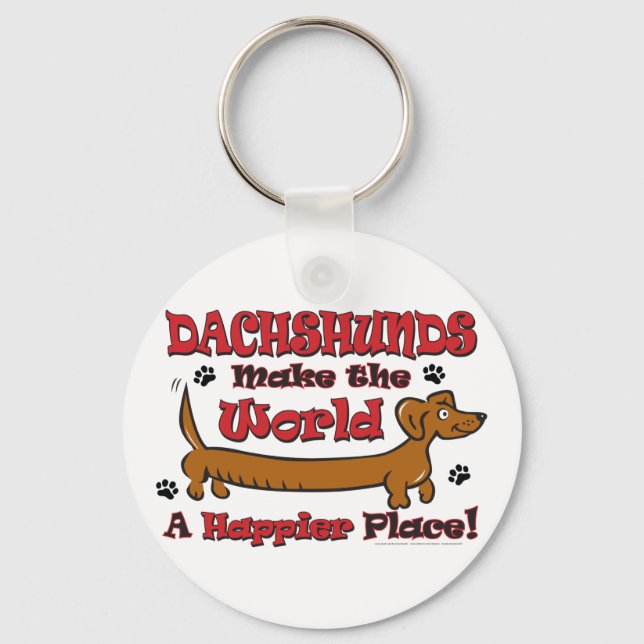 DACKEL-HAPPY SCHLÜSSELANHÄNGER (Vorderseite)