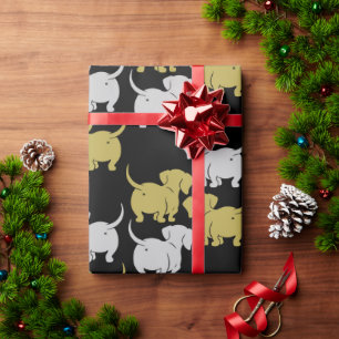 Dackel Haustier Geschenkpapier