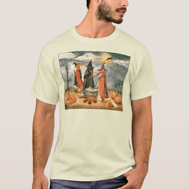 Dackel-Hexen T-Shirt (Vorderseite)