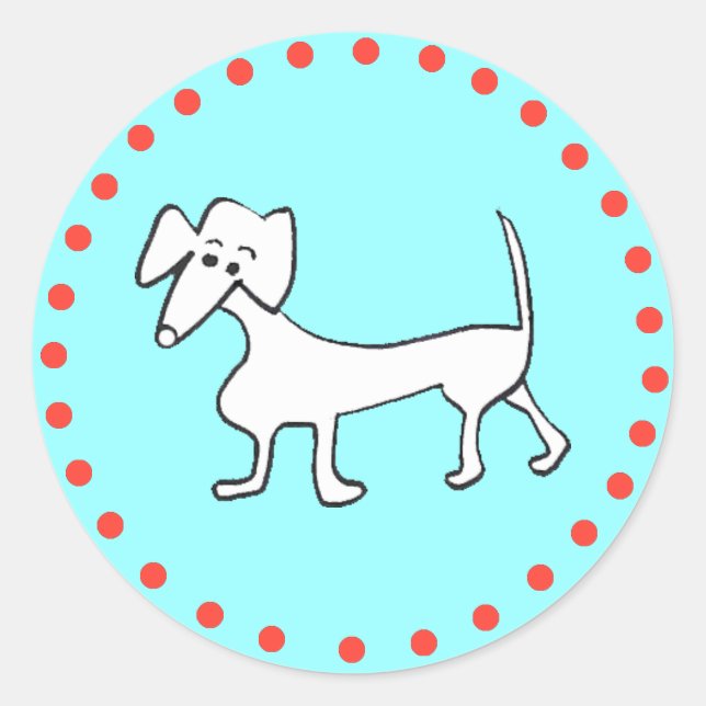 DACKEL HOLIDAY STICKERS (Vorderseite)