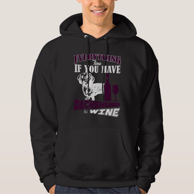Dackel Hoodie (Vorderseite)