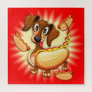 Dackel Hot Dog Puzzle