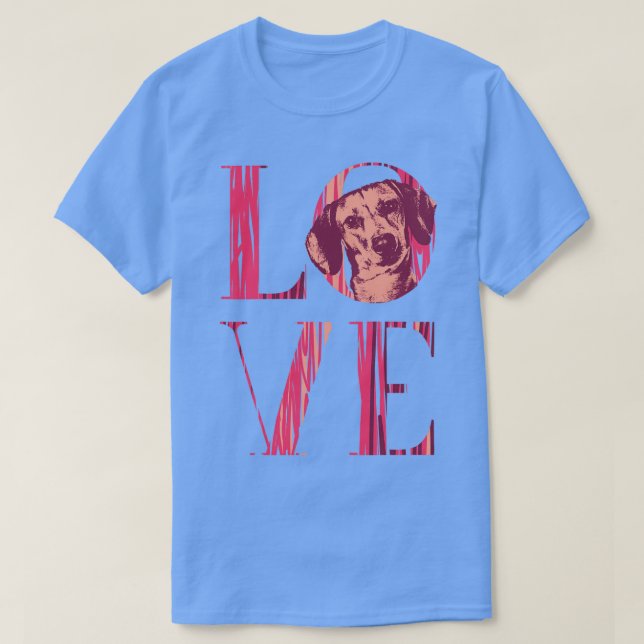 Dackel Hund Dackel (2) T-Shirt (Design vorne)