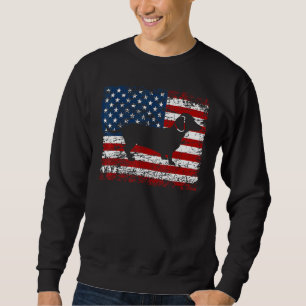 Dackel Hund Dackel Eigentümer der amerikanischen F Sweatshirt