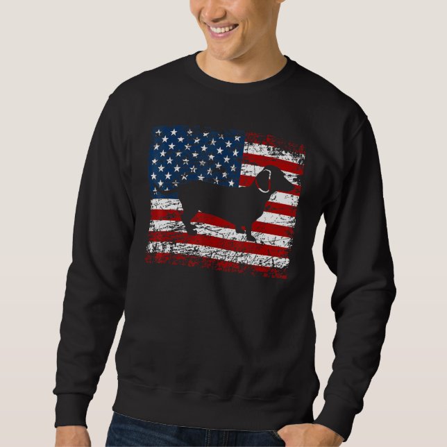 Dackel Hund Dackel Eigentümer der amerikanischen F Sweatshirt (Vorderseite)