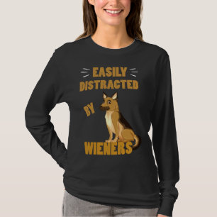 Dackel Hund leicht abgelenkt von Dackeln Essenti T-Shirt
