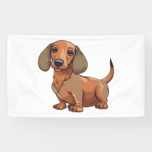 Dackel Hund Niedlich Banner