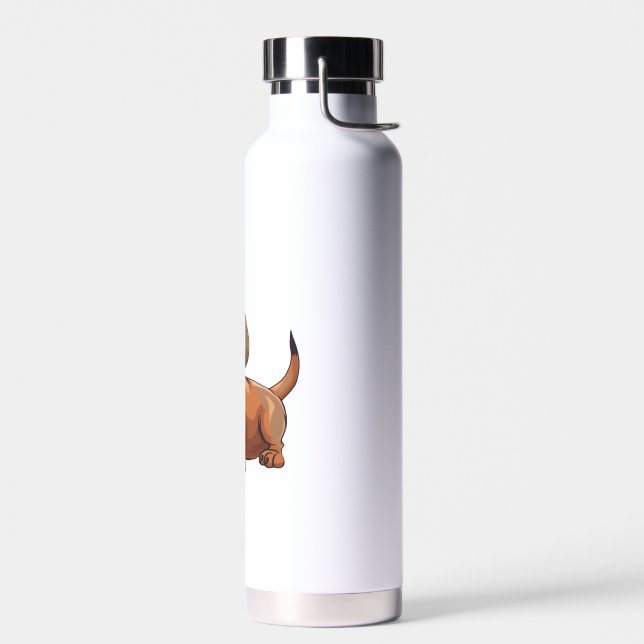 Dackel Hund Niedlich Trinkflasche (Links)
