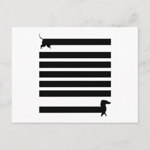 Dackel Hunde Funny Niedlich Dog Holder Welpengesch Postkarte