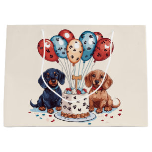 Dackel Hunde Große Geschenktüte