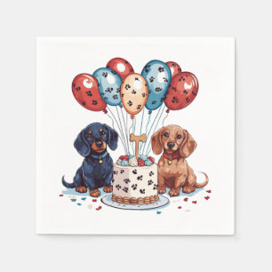 Dackel Hunde Serviette