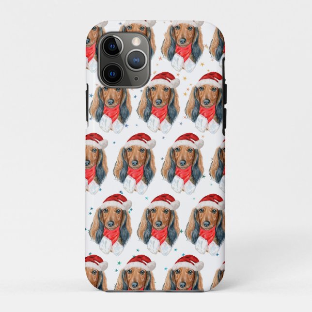 Dackel Hunde Zucht Weihnachten Case-Mate iPhone Hülle (Rückseite)