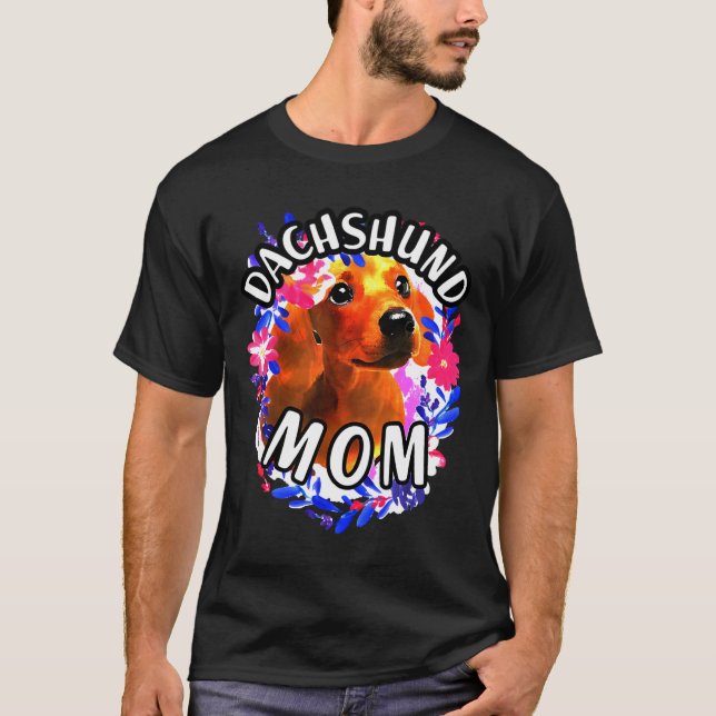 Dackel Hundebesitzer T-Shirt (Vorderseite)