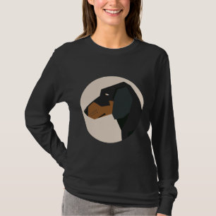 Dackel-Hundegesicht T-Shirt
