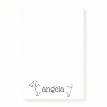 Dackel Hundegrenze| Individuelle Name