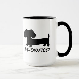 Dackel-Hundekaffee-Tasse Tasse