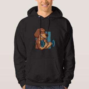 Dackel Hundengewicht Hoodie