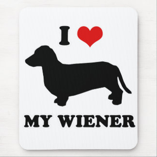 DACKEL-HUNDET-Shirts - "ich Liebe meine Dackel " Mousepad