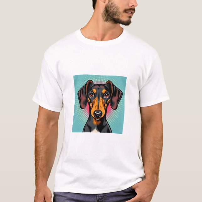 Dackel Hundshirt T-Shirt (Vorderseite)