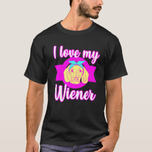 Dackel I Liebe meine Dackel Hund für Dackel Eigent T-Shirt