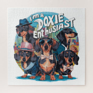 Dackel Ich bin Dackel-Enthusiast Puzzle