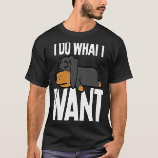 Dackel Ich mache ich will T-Shirt