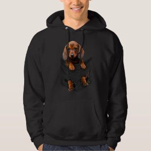 Dackel in meiner Pocket Dackel Weiner Dog Geschenk Hoodie