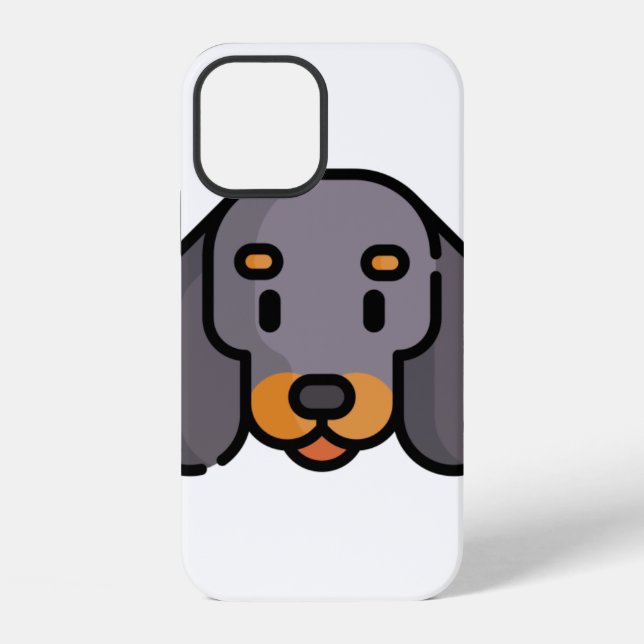 Dackel iPhone Hülle (Rückseite)