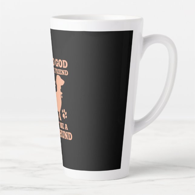 Dackel ist mein wahrer Freund Milchtasse (Rechts)