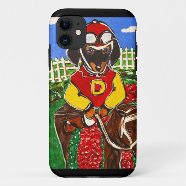 DACKEL JOCKEY Case-Mate iPhone HÜLLE (Rückseite)