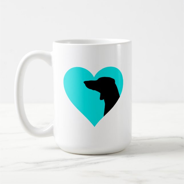 Dackel Kaffee Tasse (Links)