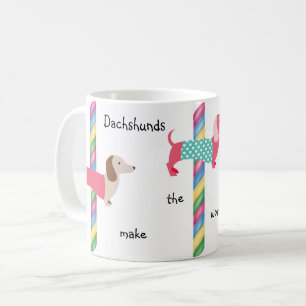 Dackel-Kaffee-Tassen-Dackel-Hundekarussell Tasse