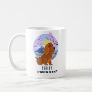 Dackel Kawaii Süßes Geschenk Hund Haustier Kaffeetasse