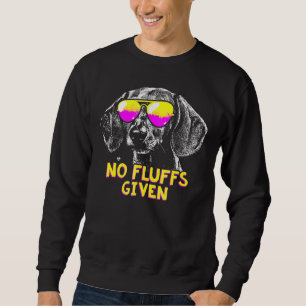 Dackel keine Fluktuatoren Sweatshirt