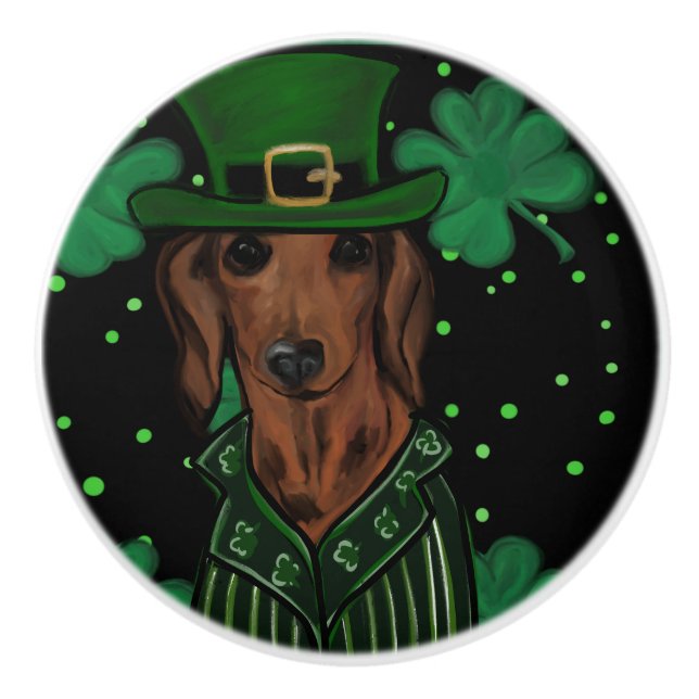 DACKEL KERAMIKKNAUF (Vorderseite)