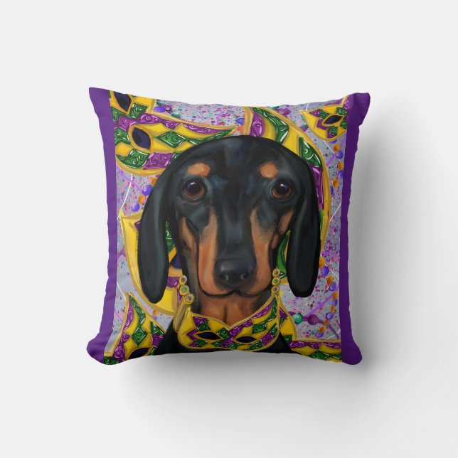 Dackel Kissen (Vorderseite)