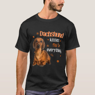 Dackel Kisses Fix Alles reparieren T-Shirt
