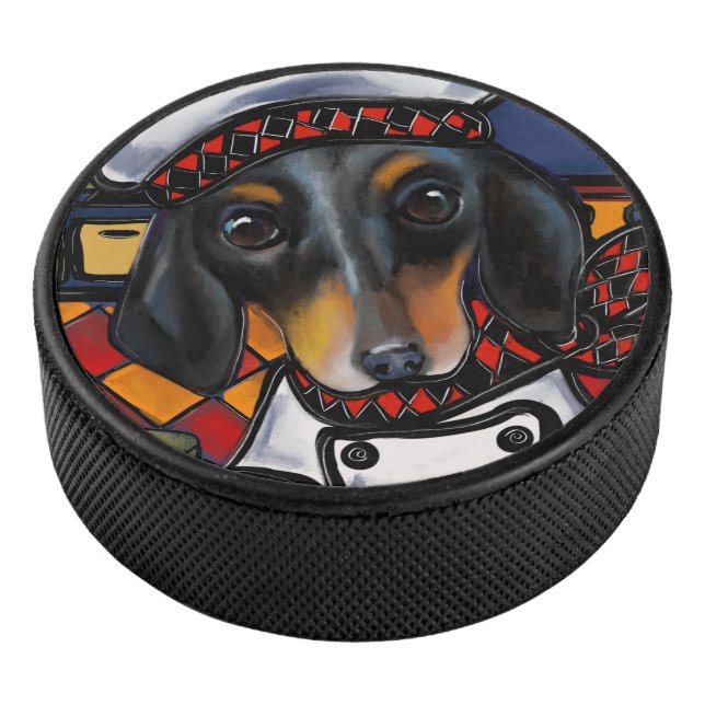 DACKEL KOCH EISHOCKEY PUCK (3/4)